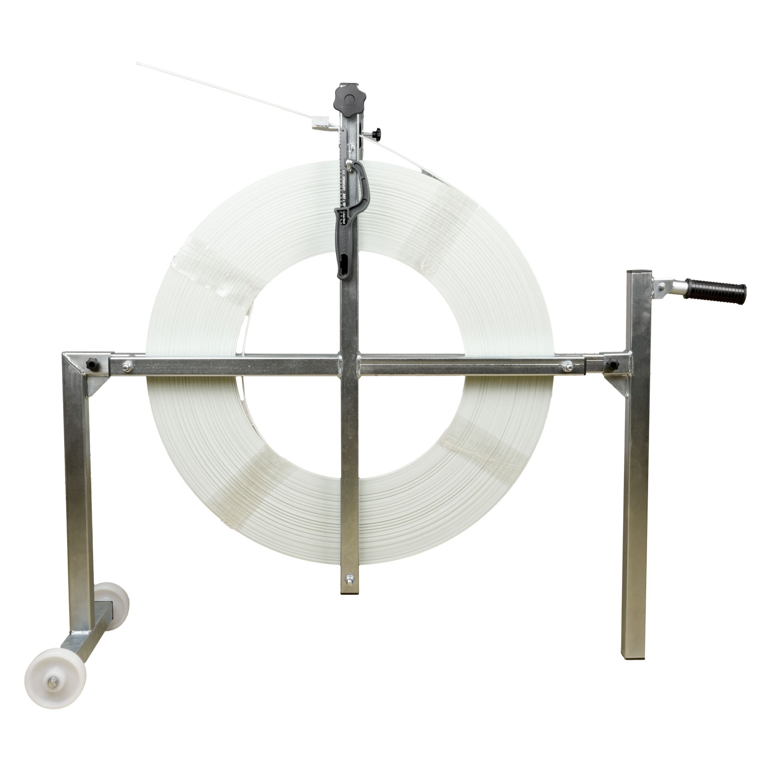 Fiberglas-Abrollwagen 1-fach verzinkt