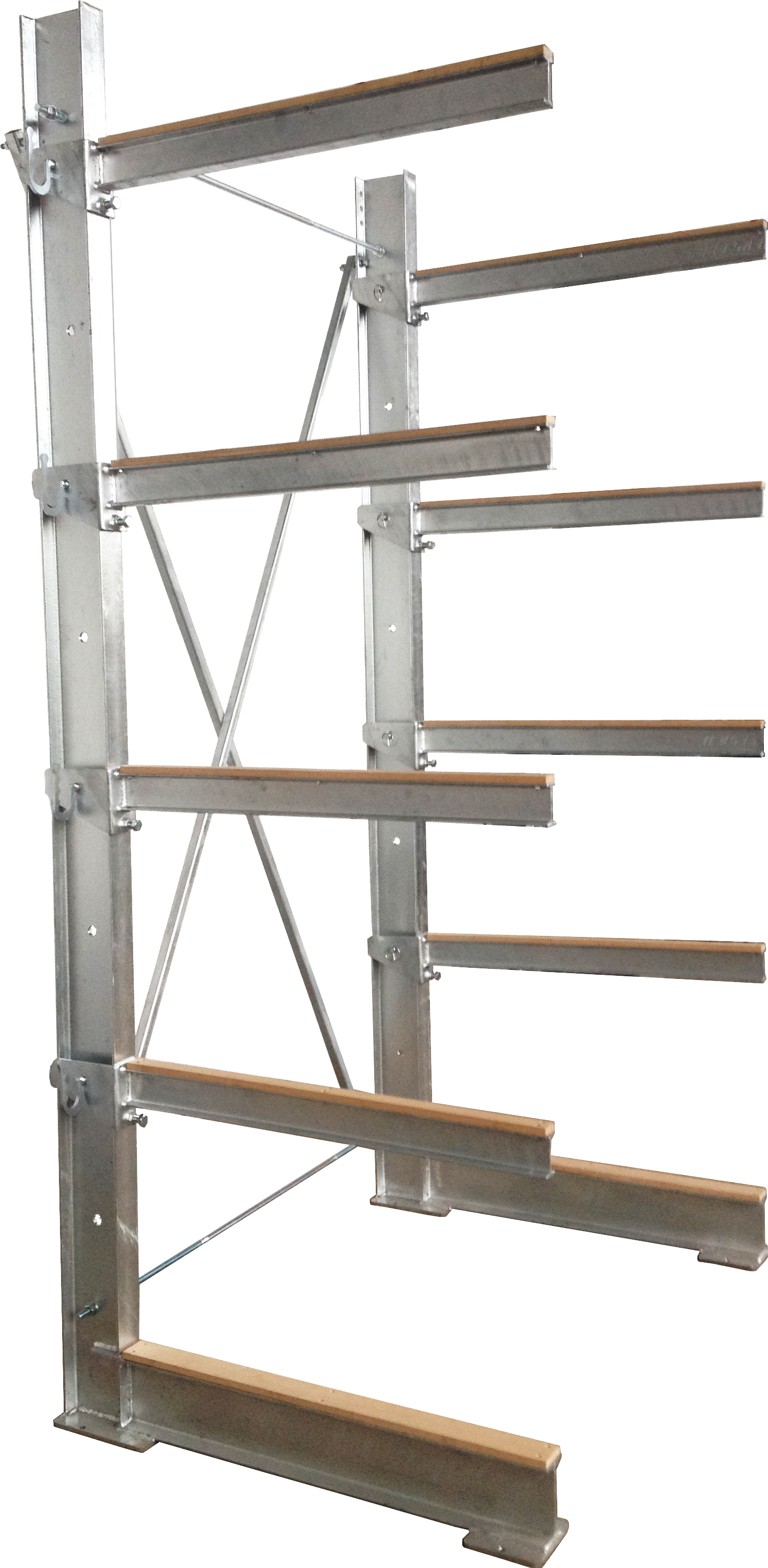 Kragarmregal verzinkt Kragarmregal verzinkt