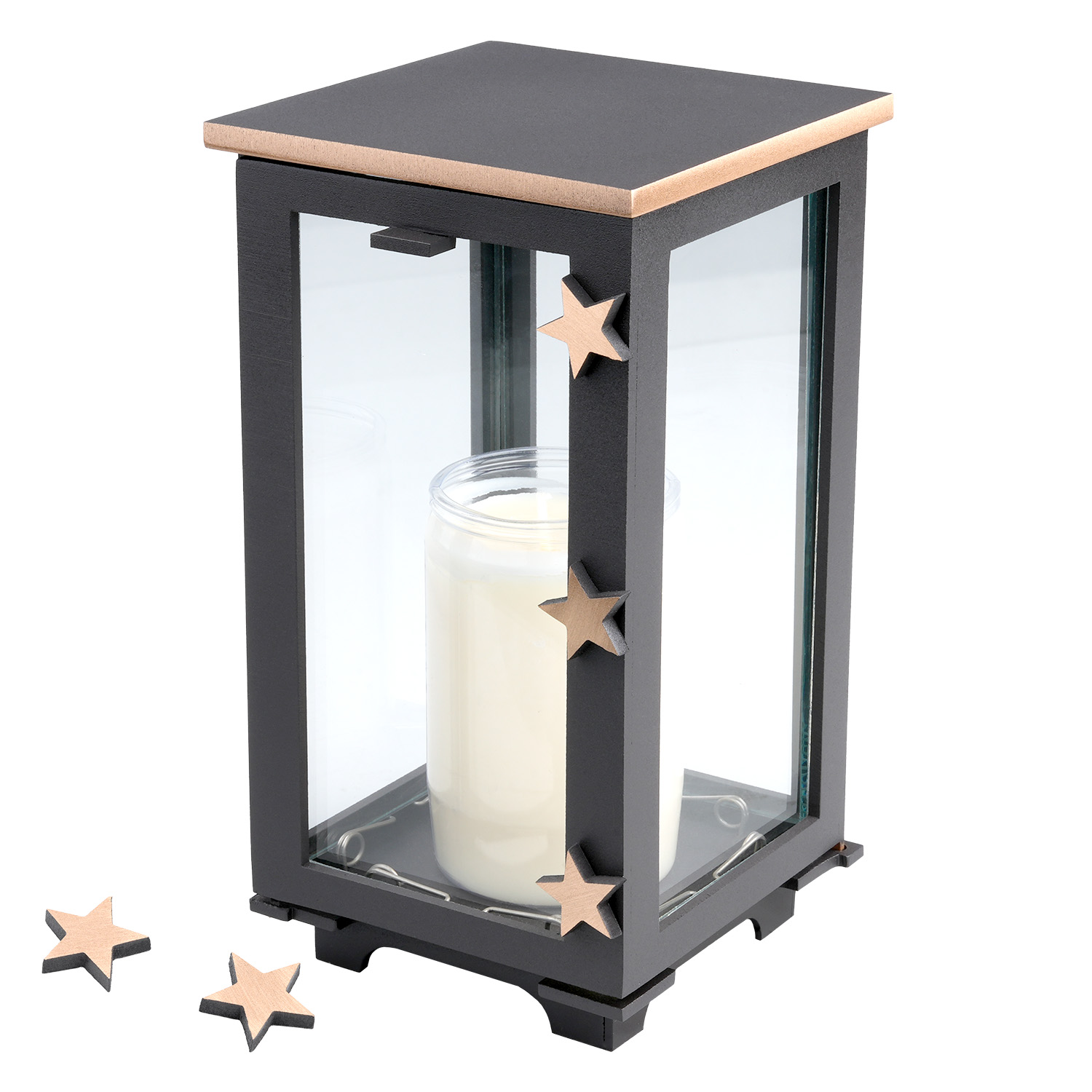 Laterne 01010 | Bronze | dunkelgrau | 18 cm Laterne 01010 | Bronze | dunkelgrau | 18 cm