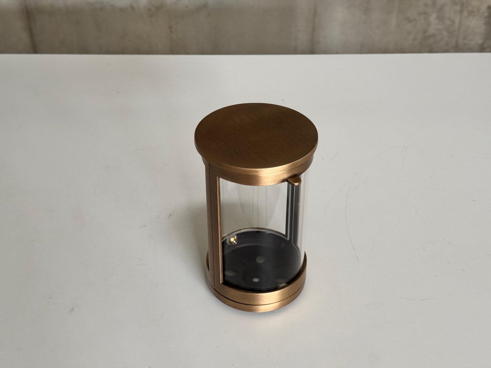 Laterne 02005 | Bronze | braun | 18 cm (geraucht)