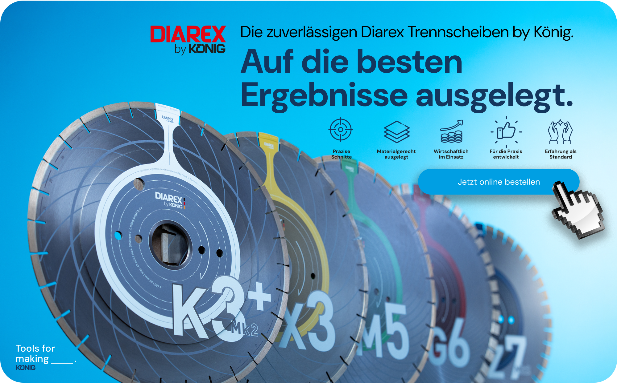 Banner zur neuen Diarex Landingpage