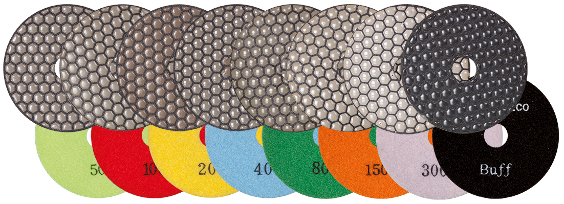 DIAREX Schleifbelag KS-Dry-Eco ø 100 mm | Set