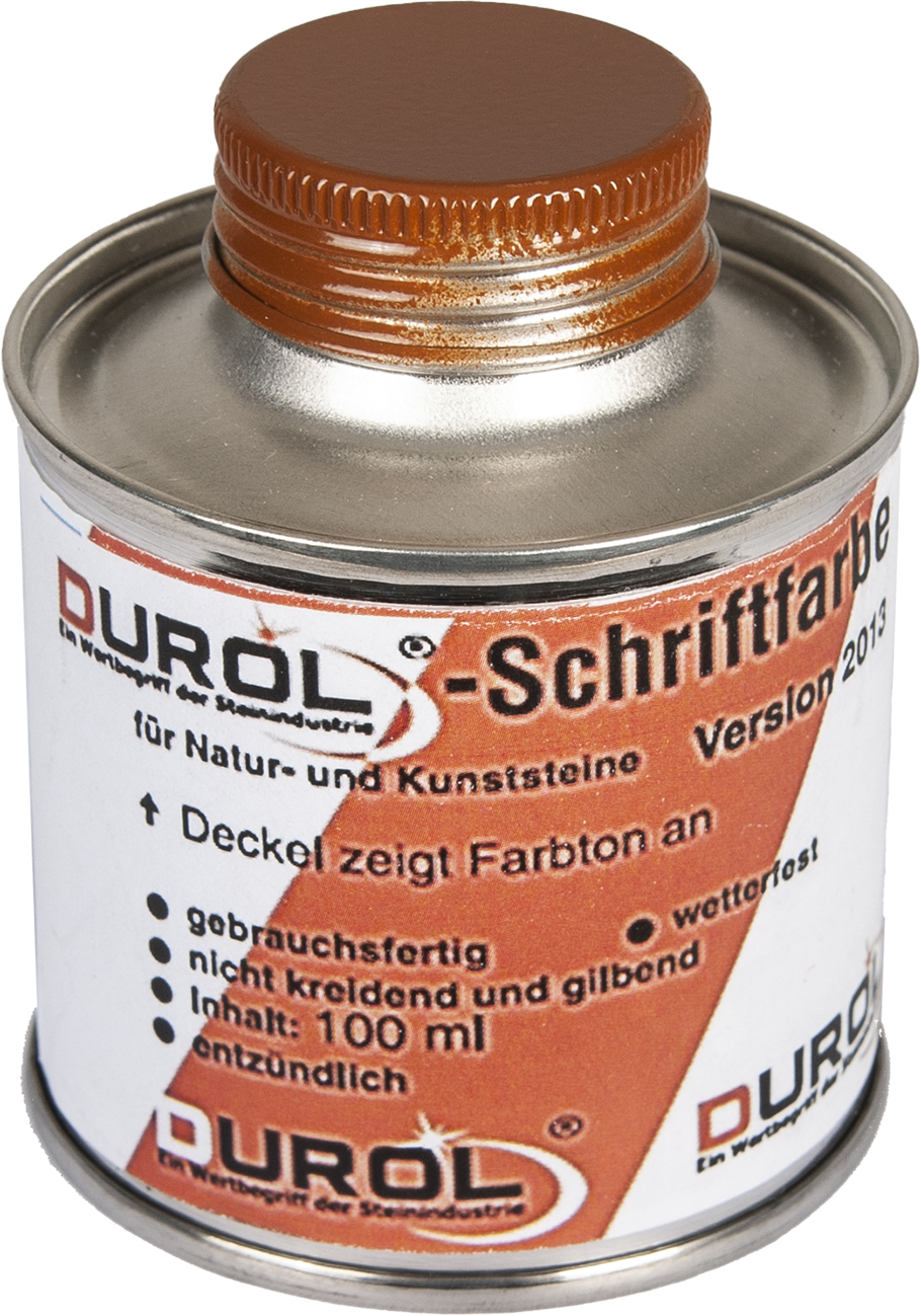 Durol Schriftfarbe 100 ml | Rehbraun Durol Schriftfarbe 100 ml | Rehbraun