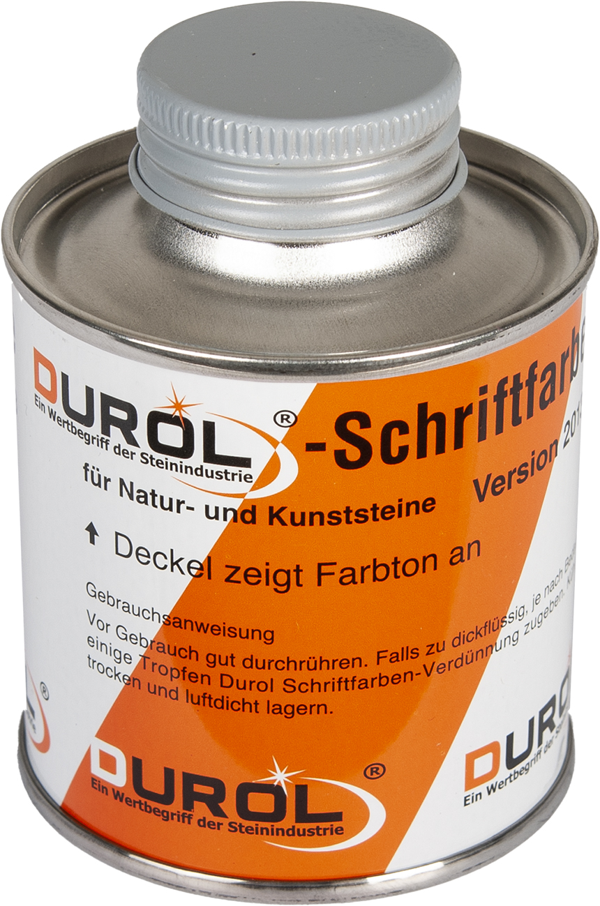 Durol Schriftfarbe 100 ml | Hellgrau Durol Schriftfarbe 100 ml | Hellgrau