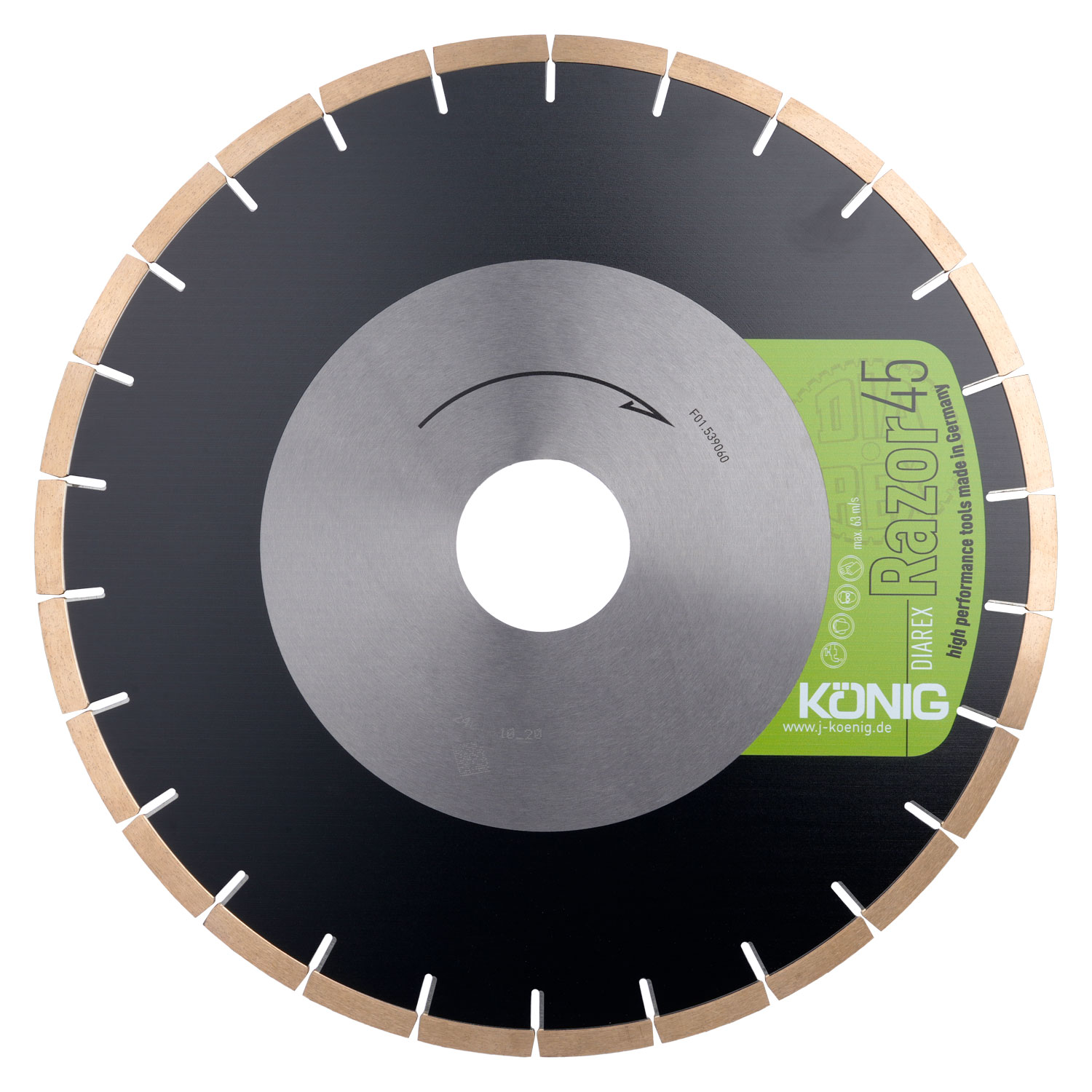 DIAREX Trennscheibe Razor 45 ø 350 mm | Bohrung 60 mm