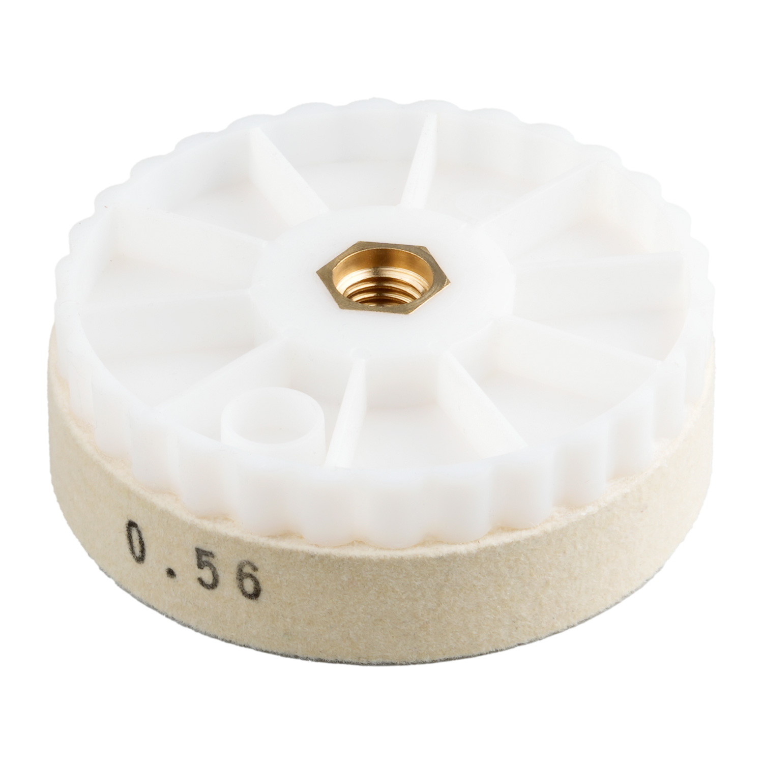 Filz Polierscheibe weiss | ø 100x20 mm | M14 Filz Polierscheibe weiss | ø 100x20 mm | M14