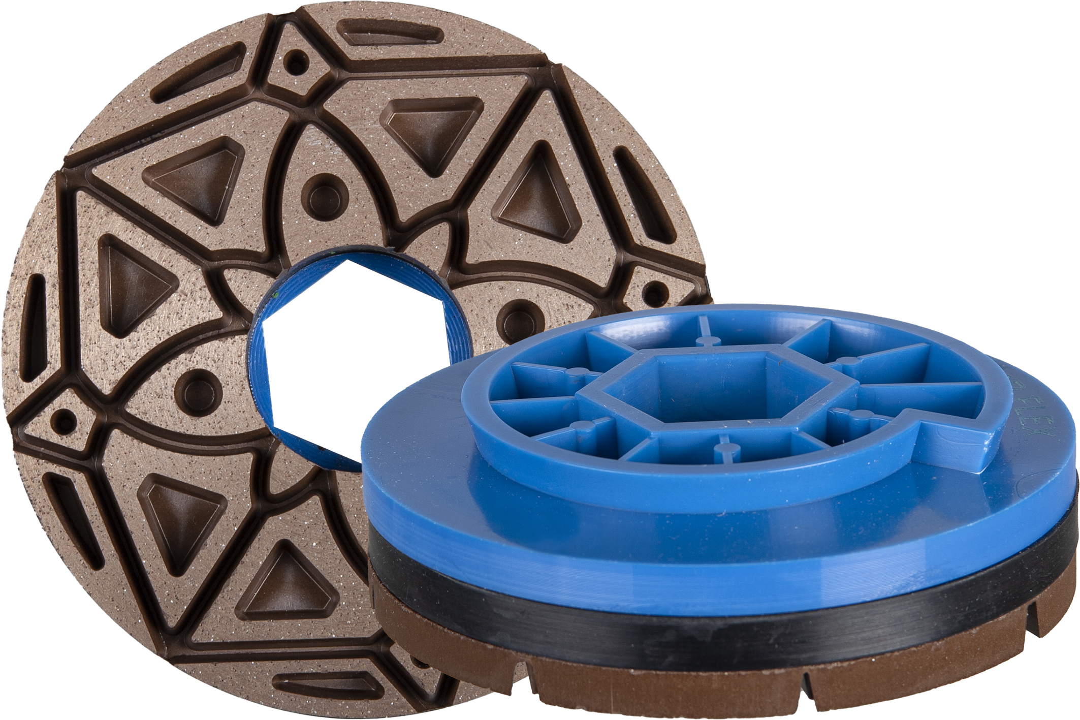 DIAREX Kantenschleifbelag KS-Edge-8-Copper ø 130 mm | Korn 50 | SV-Flex