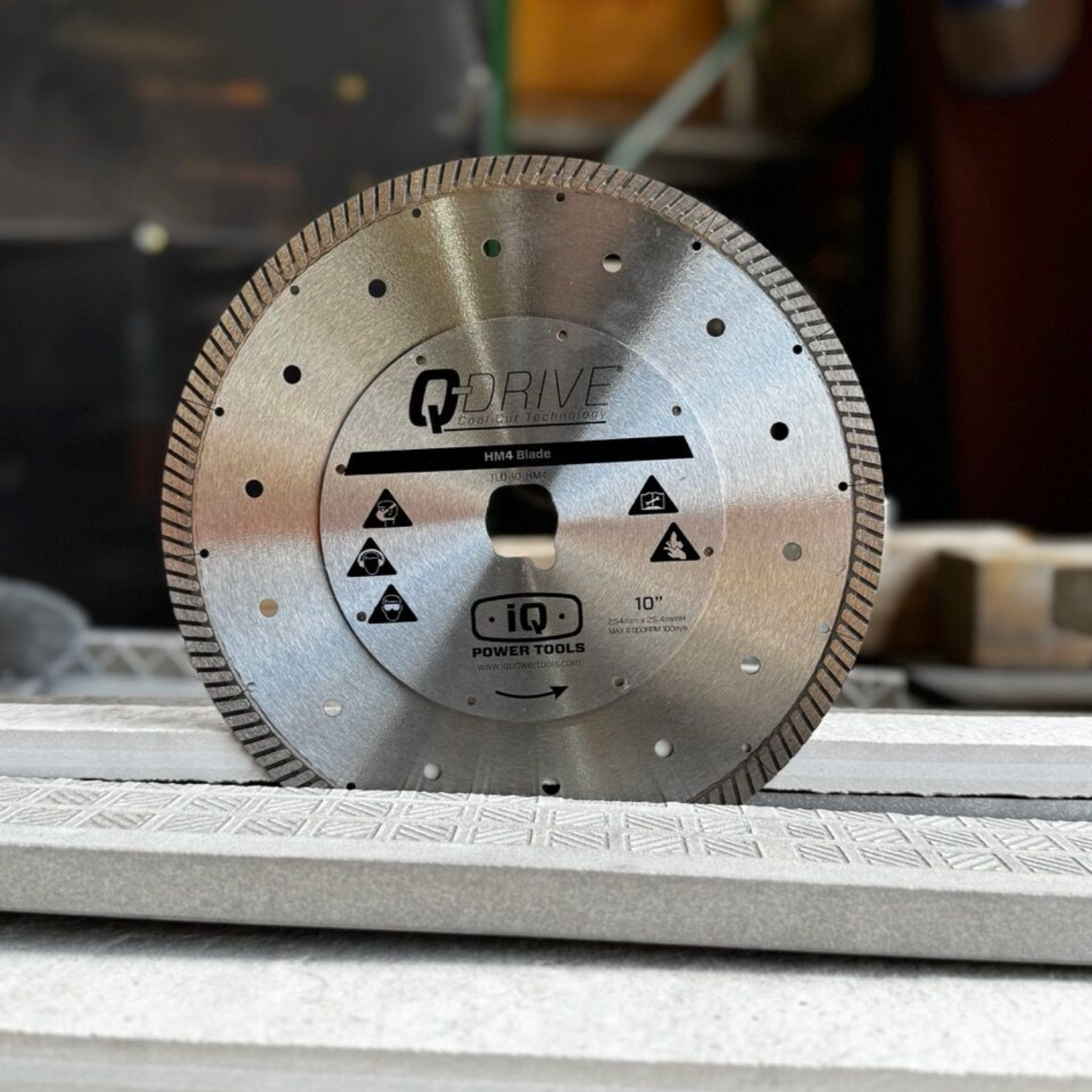 Trennscheibe HM4 Feinsteinzeug  Q-Drive ø 254 mm | silber