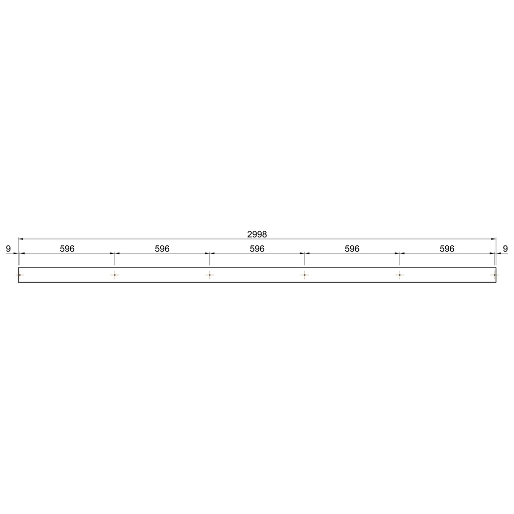 Deltarack 2er Satz Querstreben | 300cm