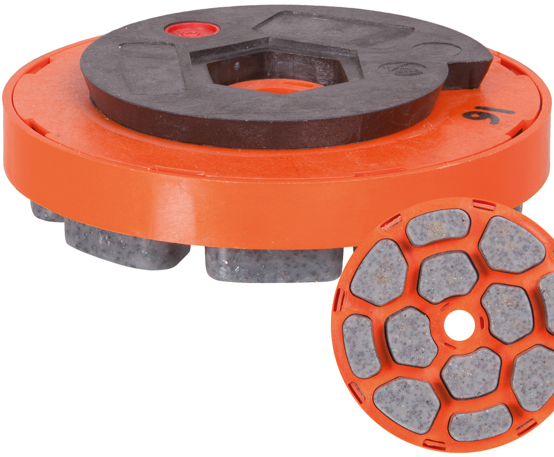 TAPFLEX Satinierbürste | ø 130 mm | SV | Korn 60 TAPFLEX Satinierbürste | ø 130 mm | SV | Korn 60