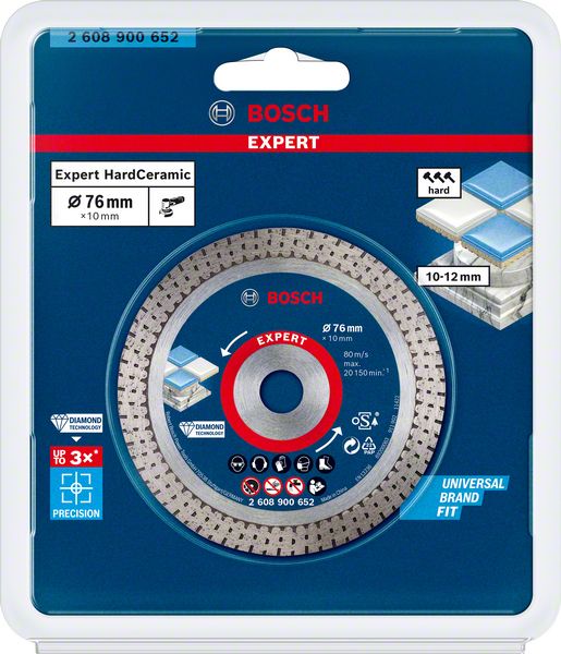 Bosch Professional EXPERT Hardceramic Trennscheibe ø 76 mm