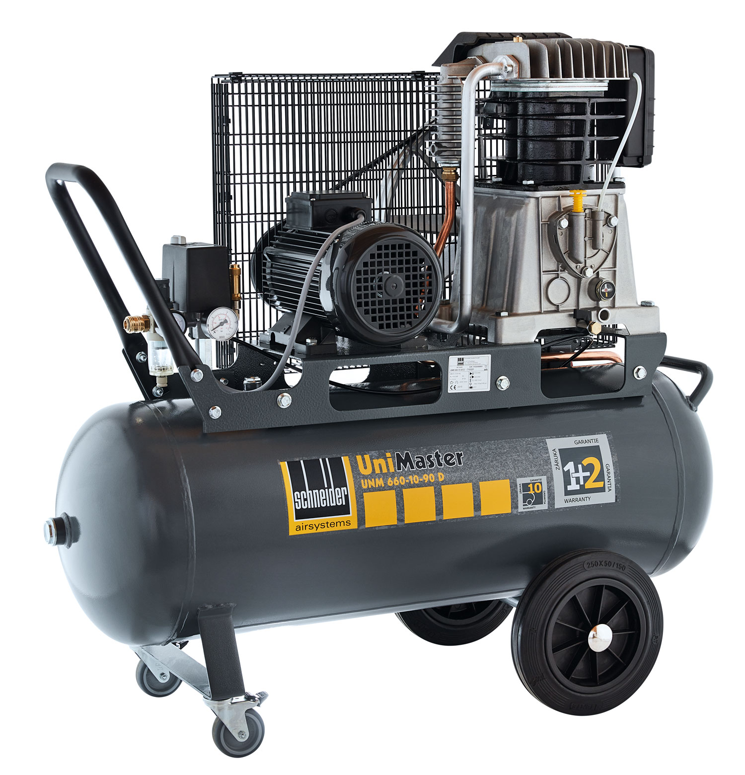 Schneider Kolbenkompressor mobil 4,0 kW | 400V Drehstrom