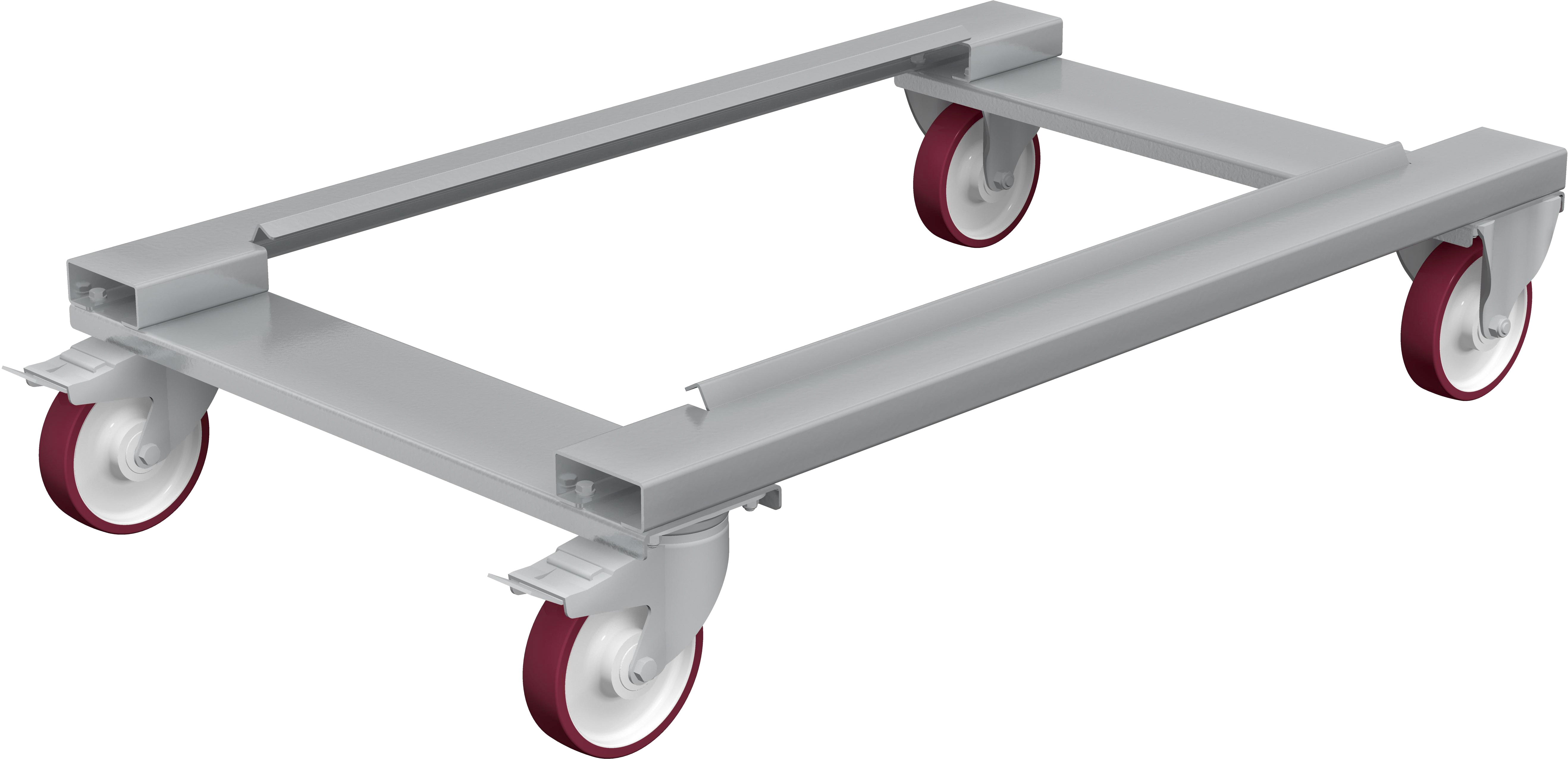 Deltarack Transportwagen verzinkt 1200x748x245 mm | 1000kg