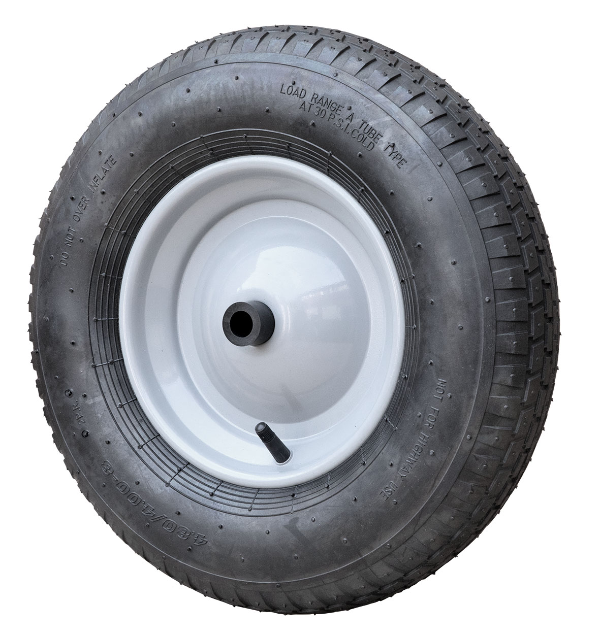 Schubkarren-Luftrad mit Felge 400 x 100 mm