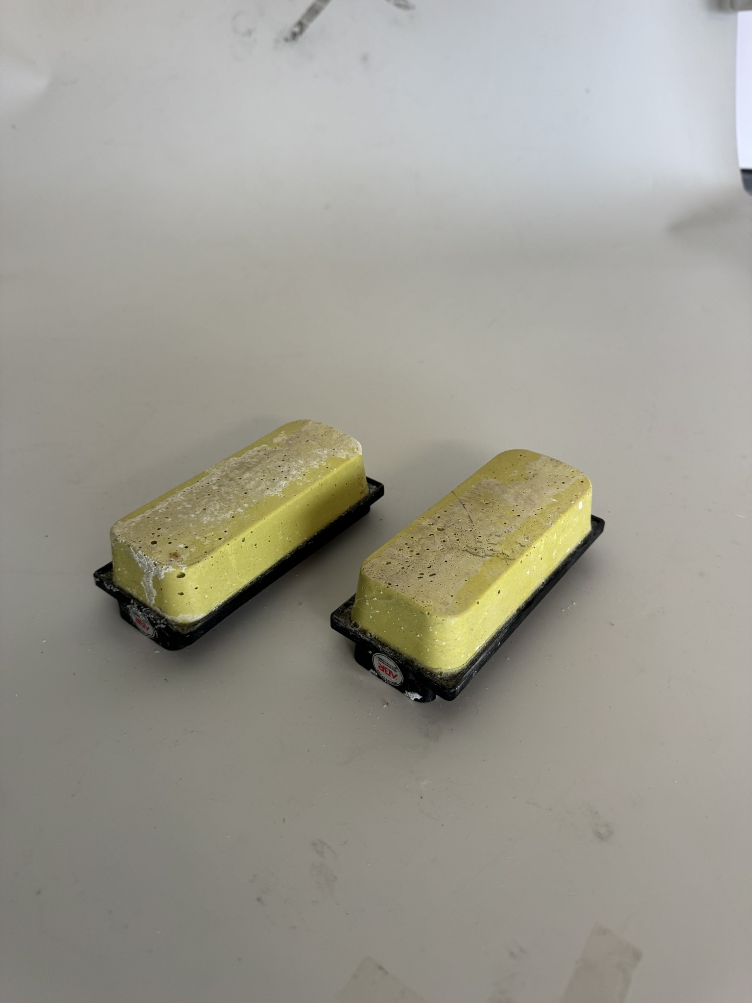 Set: 2x Schleifsegment ADR 140 mm Form Fickert | Korn 1200 (gebraucht)