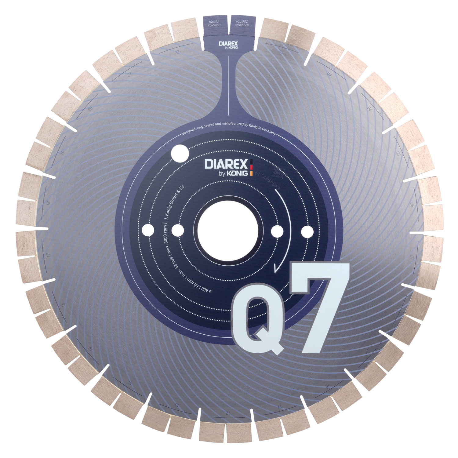 DIAREX Trennscheibe Q7 ø 400 mm | Bohrung 60 mm