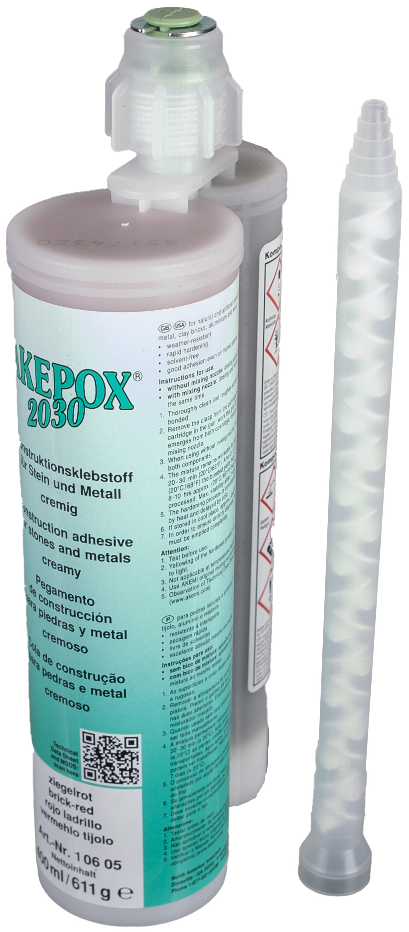 Akemi AKEPOX® 2030 | ziegelrot | 400 ml