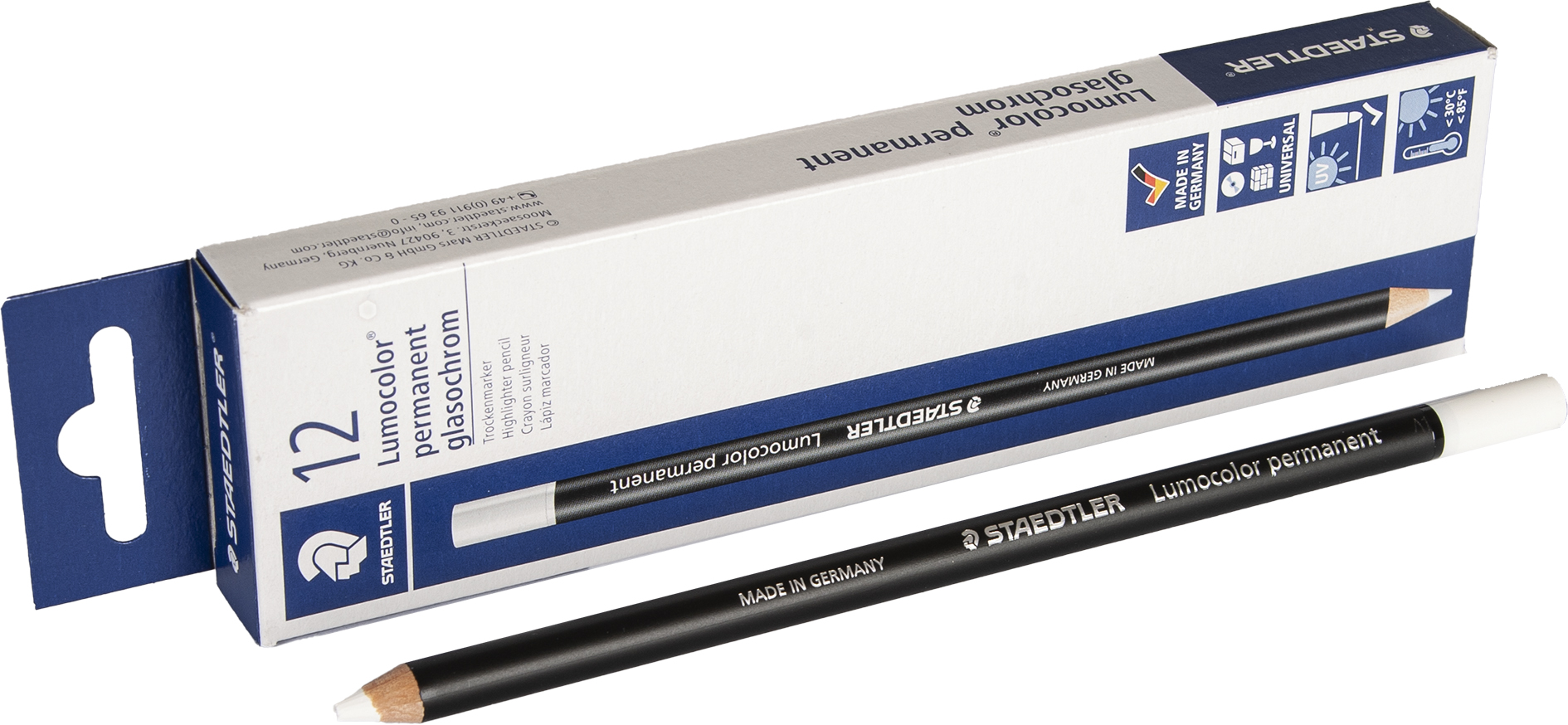 Ölstift Glasochrom | Weiß Ölstift Glasochrom | Weiß