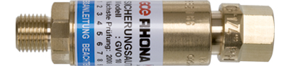 Flammstrahl EXPL.Sicherung SA G 1/4 Sauerstoff