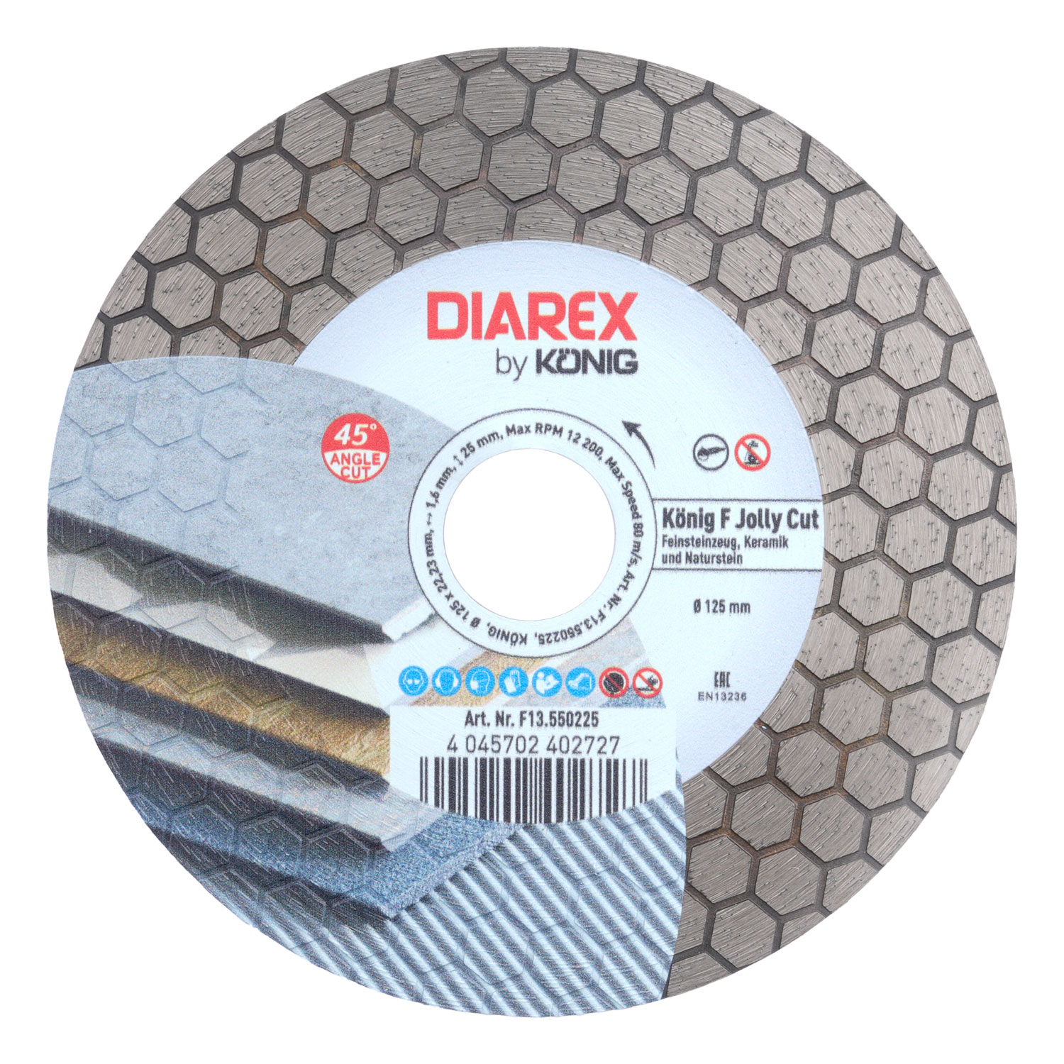 DIAREX König F Jolly Cut ø 125 mm DIAREX König F Jolly Cut ø 125 mm