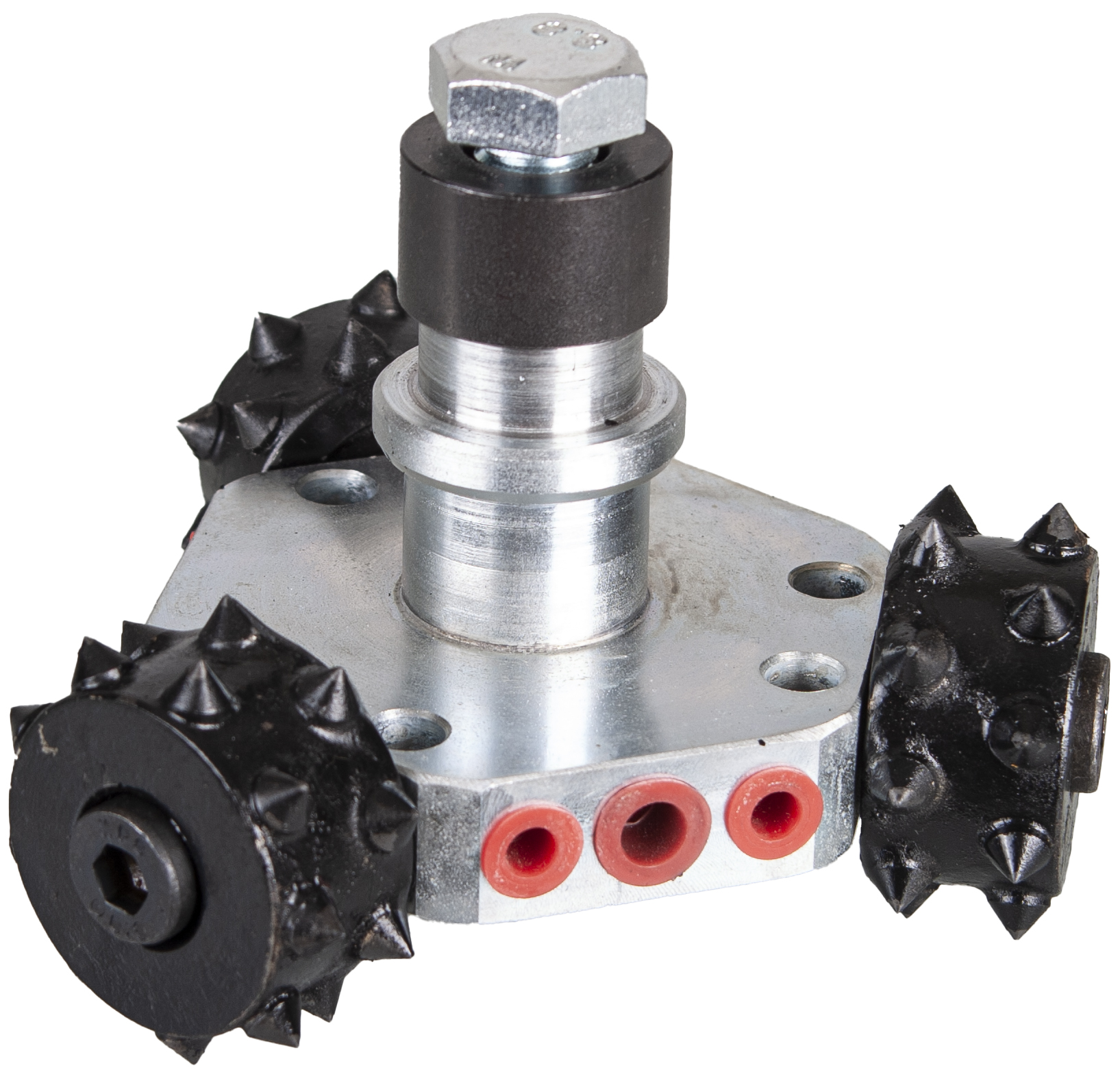 Stockeinrichtung ø 150 mm | 3 Rollen | Grob