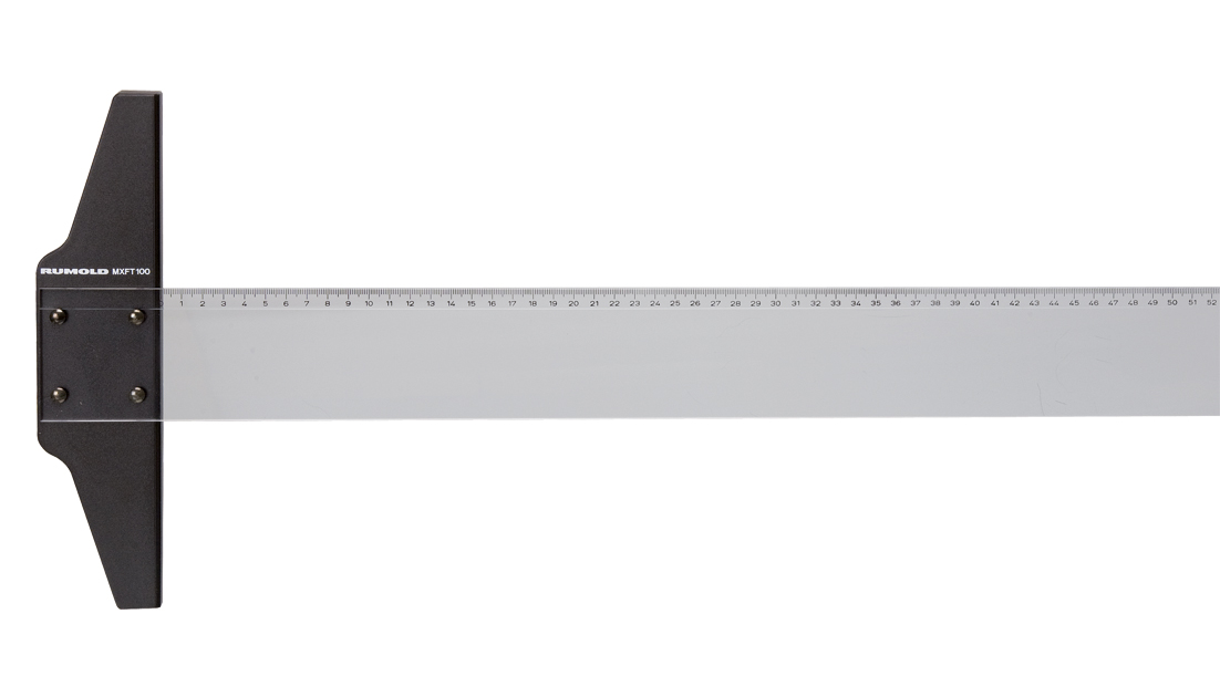 Zeichenschiene 100cm | ohne Facette Zeichenschiene 100cm | ohne Facette