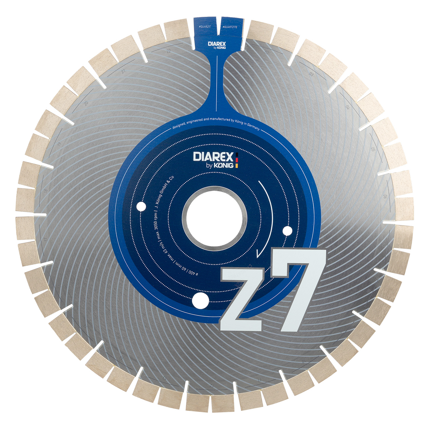 DIAREX blade Z7 ø 400 mm | borehole 60 mm