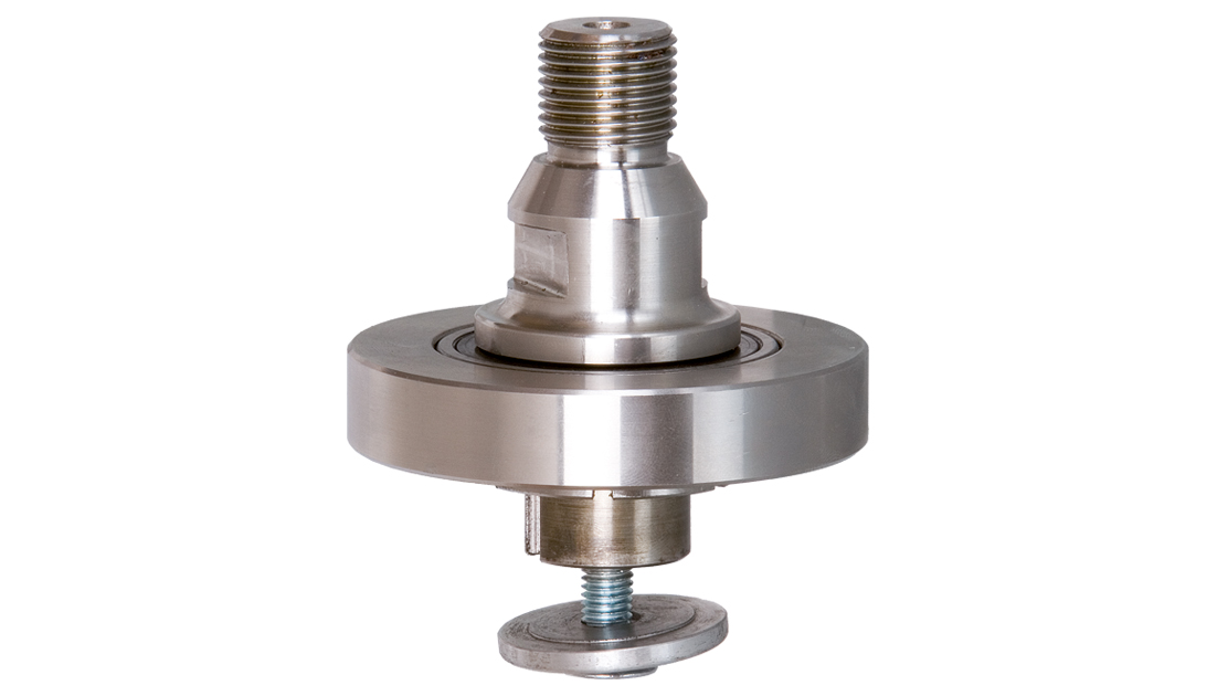 Aufnahmedorn R1/2" für Falzfräser ø 120 mm | mit Gleitrolle